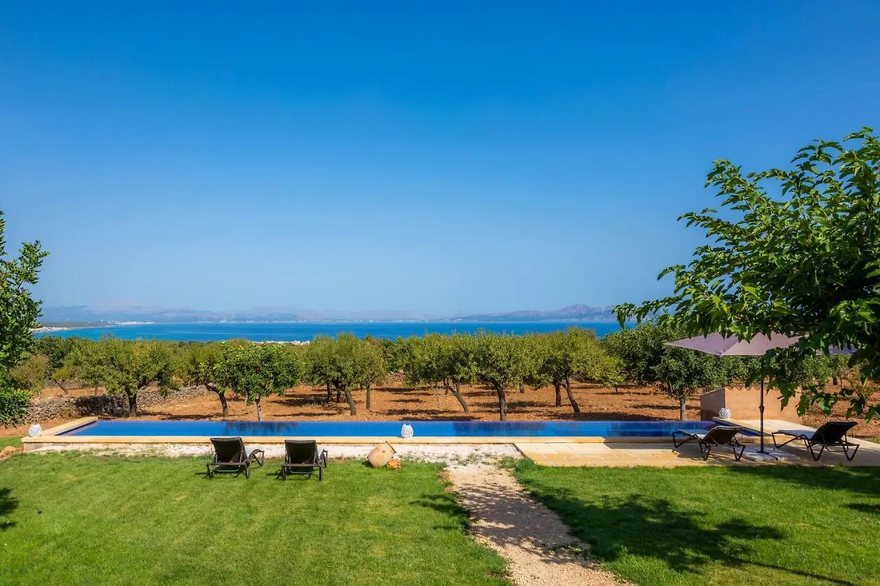 Villa Finca Ca'N Jaumi, Un Paraiso Con Vista Al Mar Y A La Montana Artá Spanje