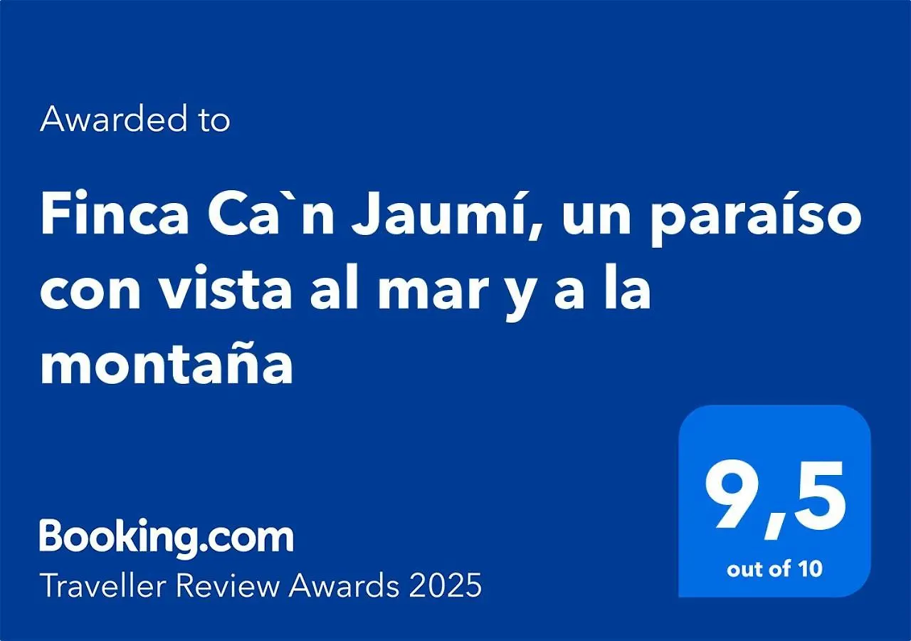 Villa Finca Ca'N Jaumi, Un Paraiso Con Vista Al Mar Y A La Montana Artá